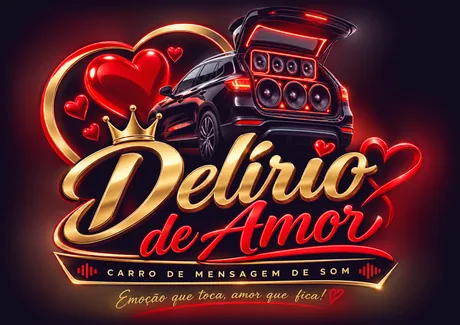 Delírio de Amor · carro de mensagem de som — Emoção que toca, amor que fica!